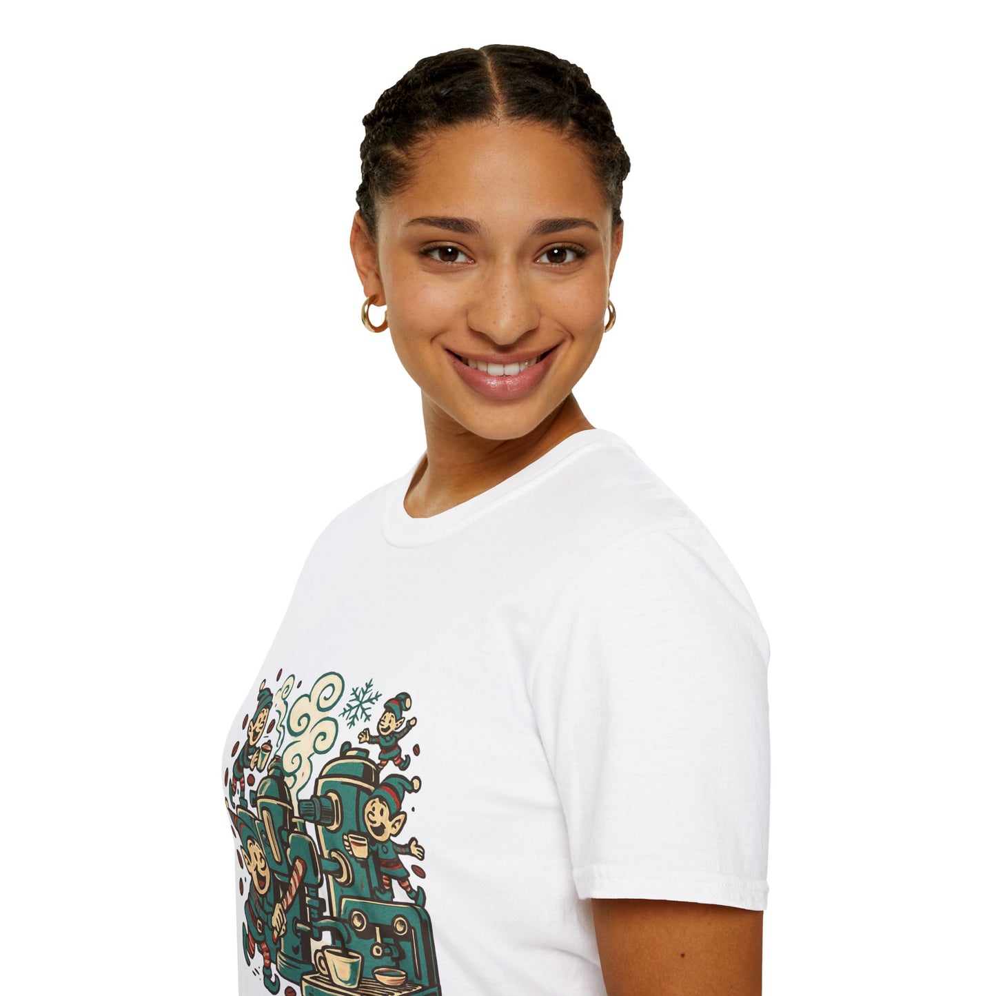 Brewstorm – Unisex Holiday Coffee Chaos T-Shirt