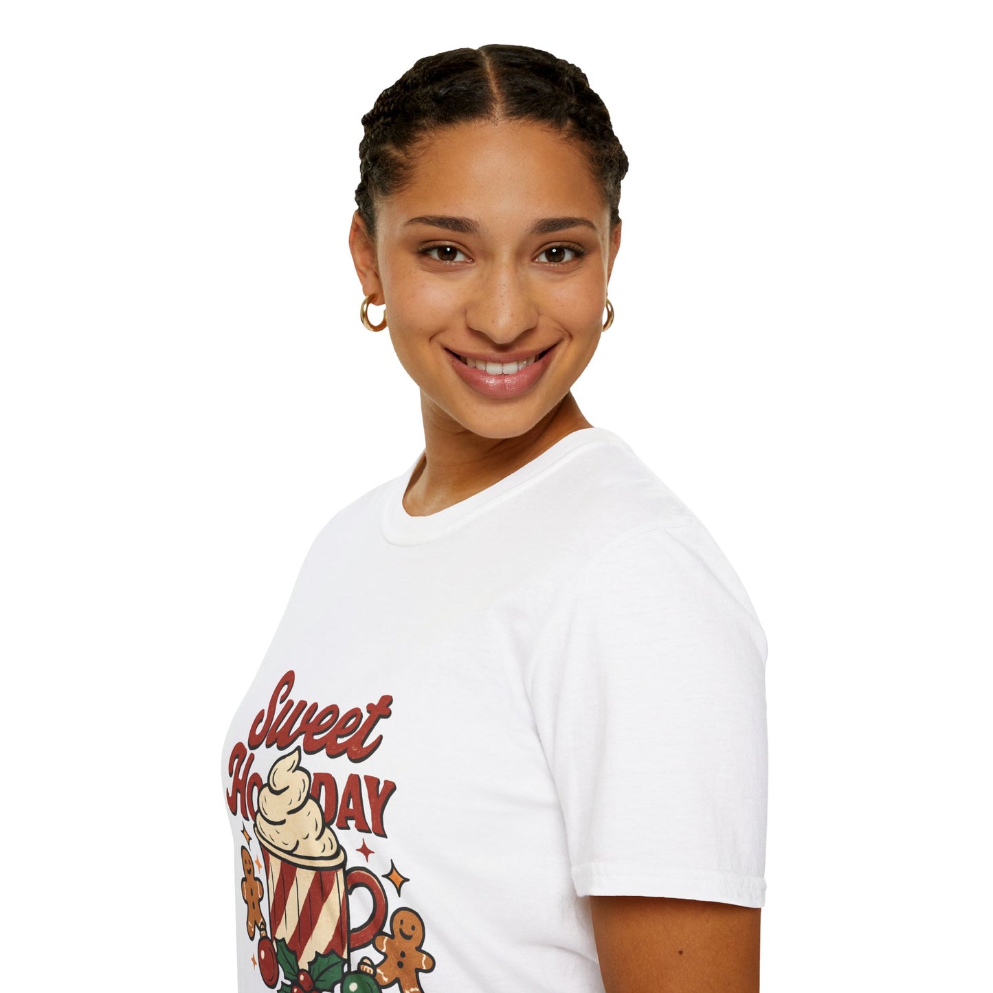 Sweet Holiday – Festive Coffee Vibes Unisex T-Shirt