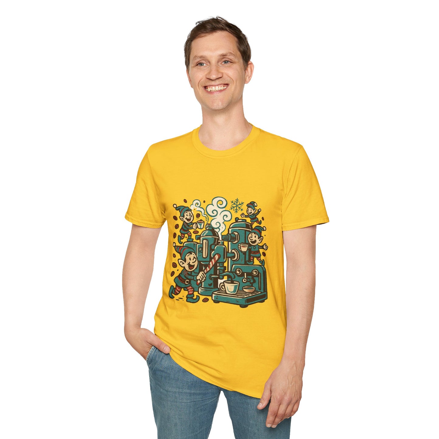 Brewstorm – Unisex Holiday Coffee Chaos T-Shirt