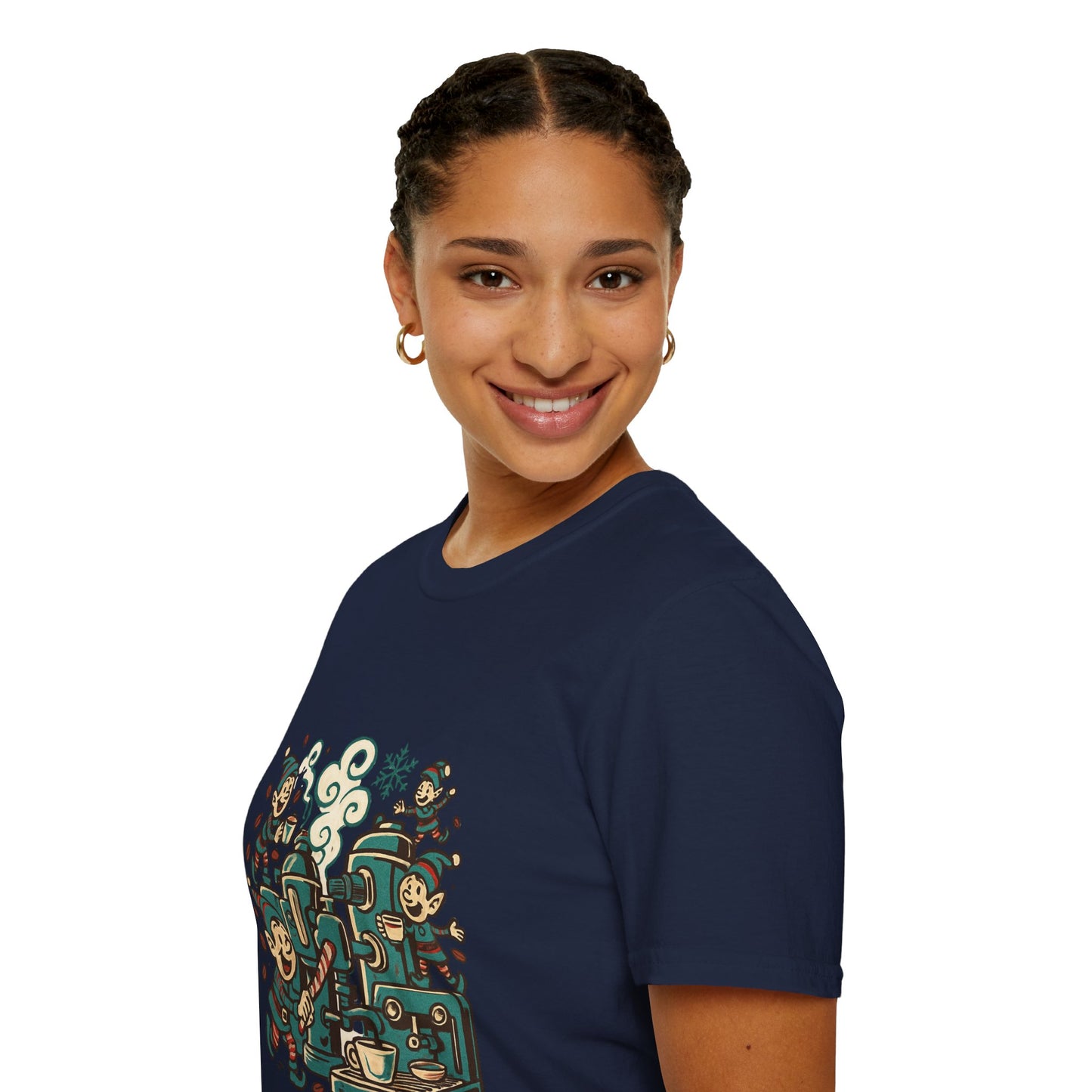 Brewstorm – Unisex Holiday Coffee Chaos T-Shirt