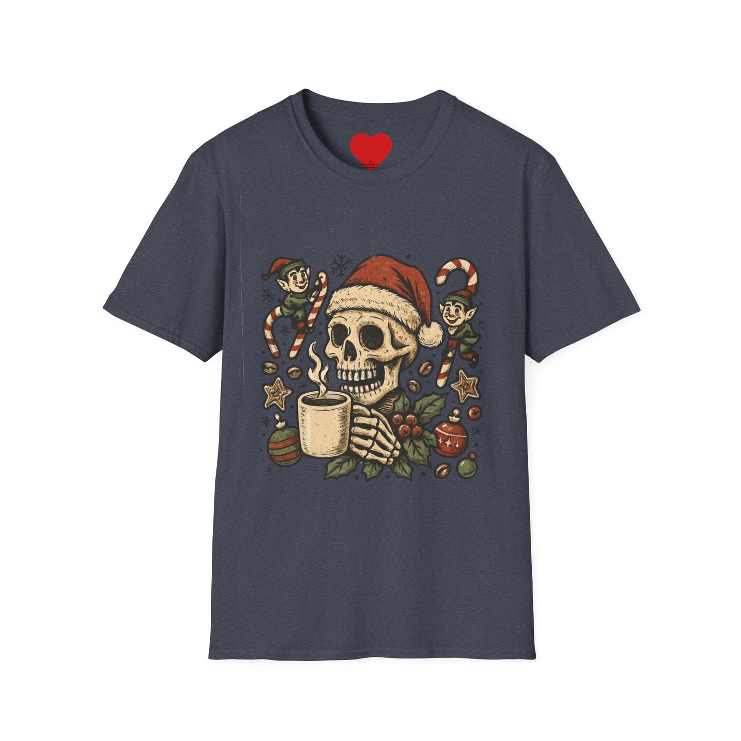 Santa Fuel – Dark Roast Christmas Unisex T-Shirt