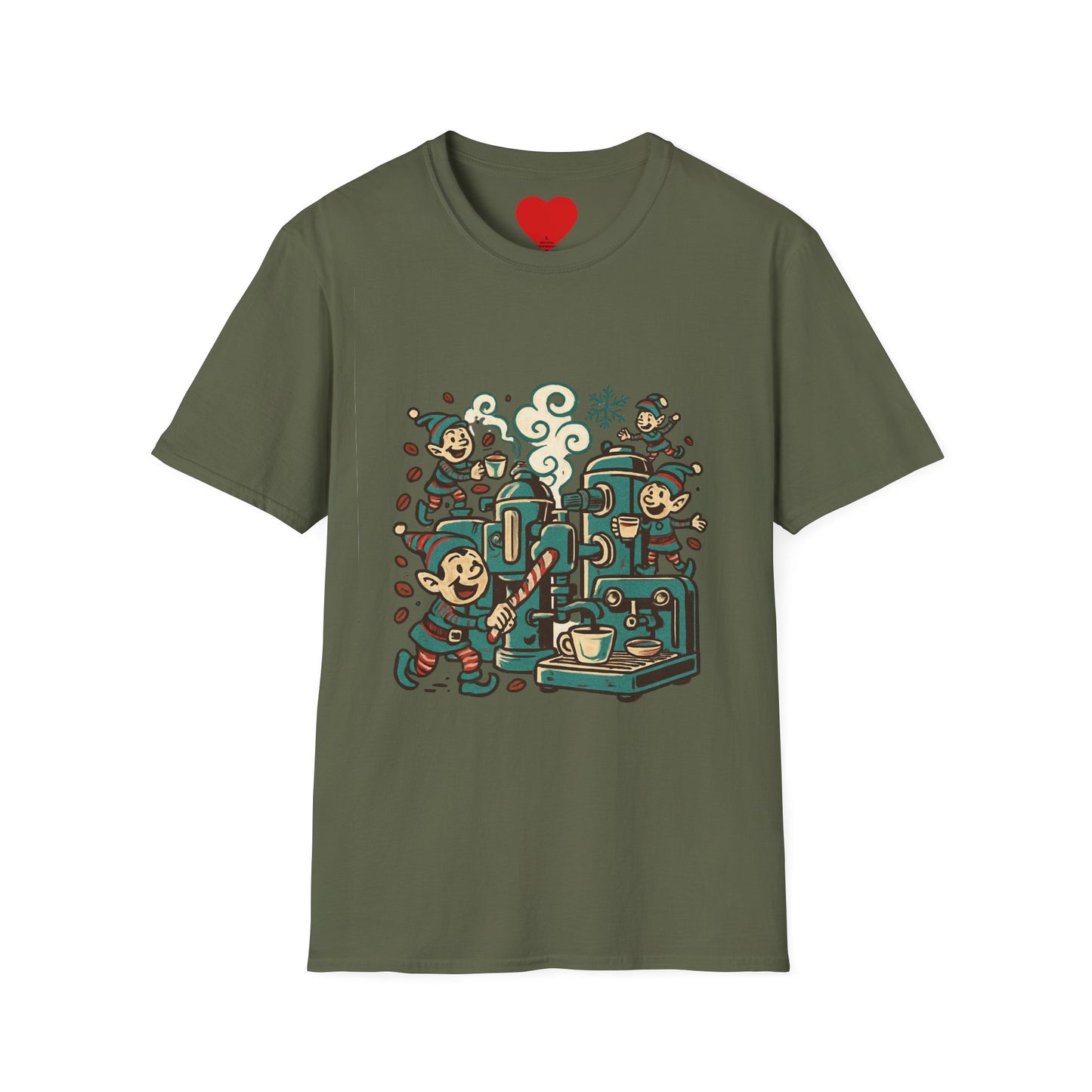 Brewstorm – Unisex Holiday Coffee Chaos T-Shirt