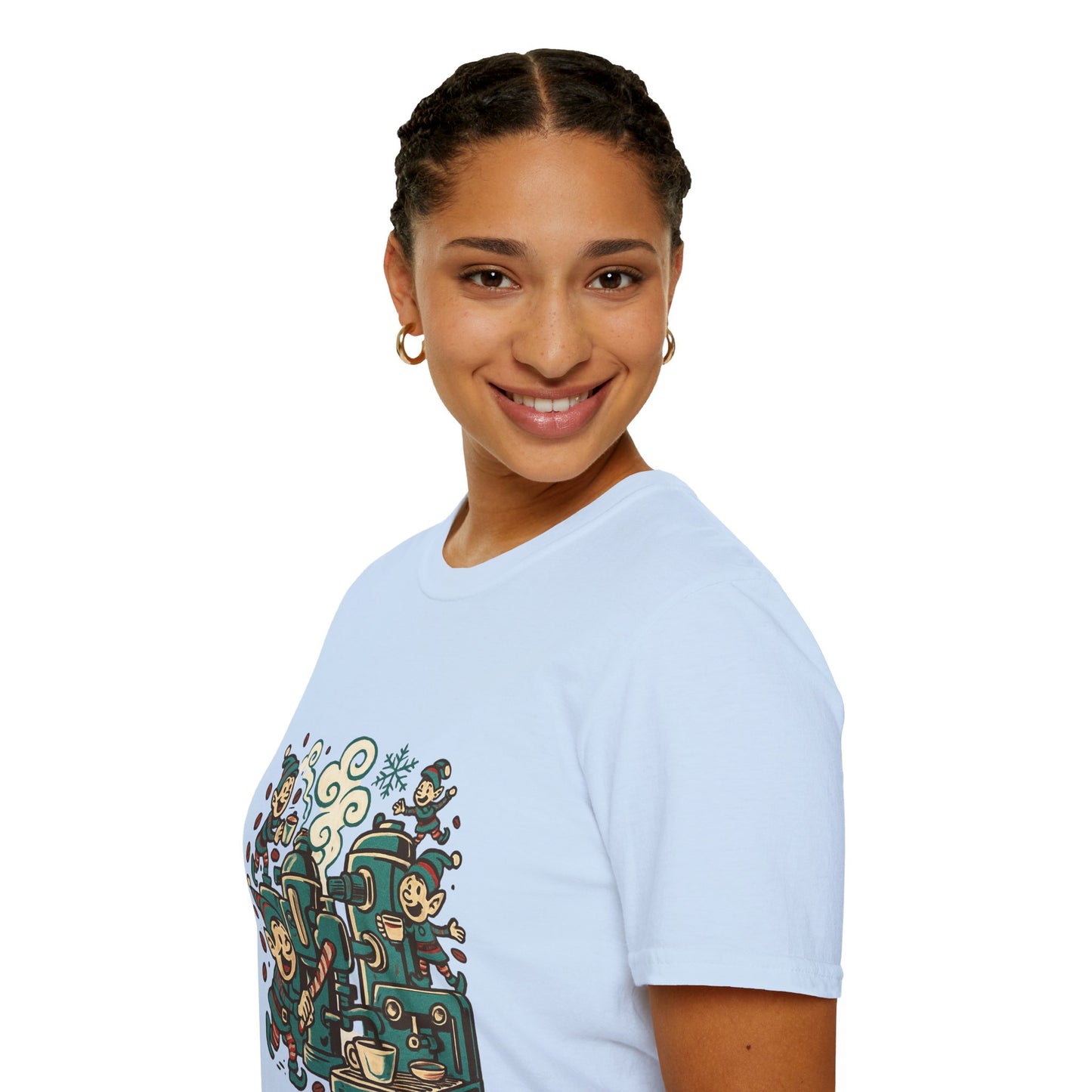 Brewstorm – Unisex Holiday Coffee Chaos T-Shirt