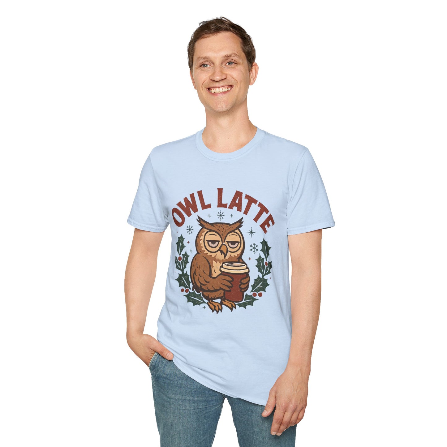 Owl Latte – Night Shift Fuel Unisex T-Shirt