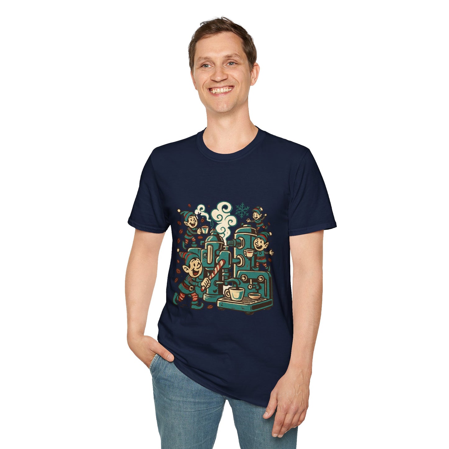 Brewstorm – Unisex Holiday Coffee Chaos T-Shirt