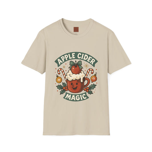Apple Cider Magic | Festive Christmas Coffee Lover Unisex T-Shirt