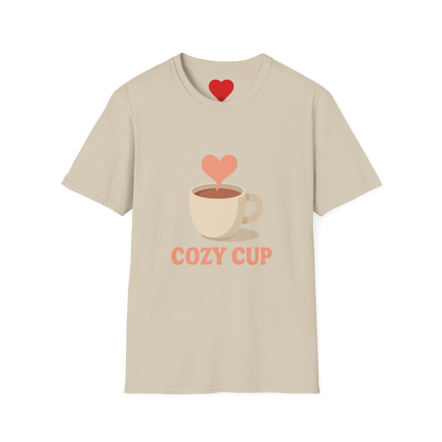 Cozy Cup – Minimalist Coffee Mood Unisex T-Shirt