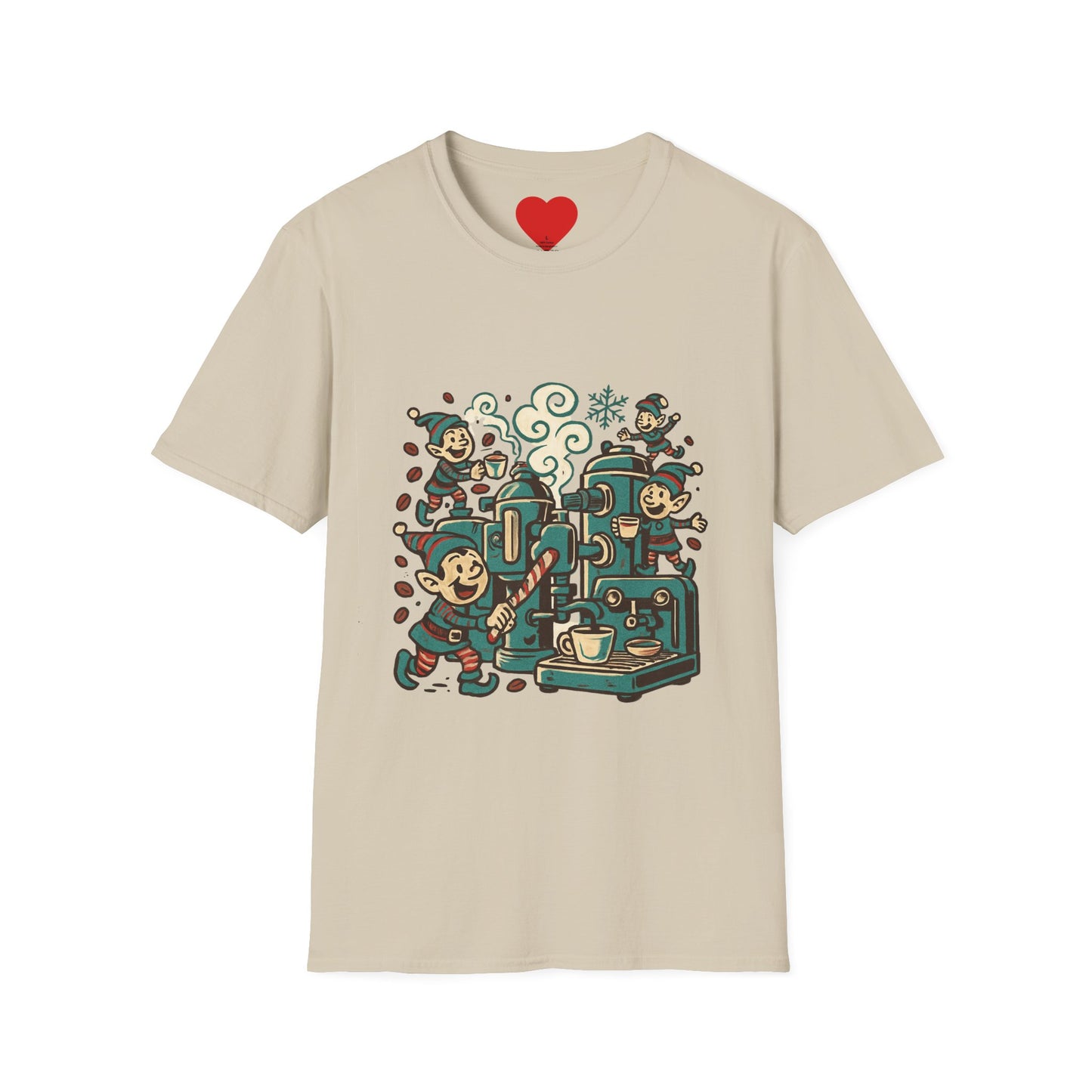 Brewstorm – Unisex Holiday Coffee Chaos T-Shirt