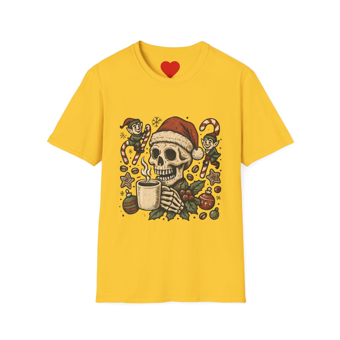 Santa Fuel – Dark Roast Christmas Unisex T-Shirt