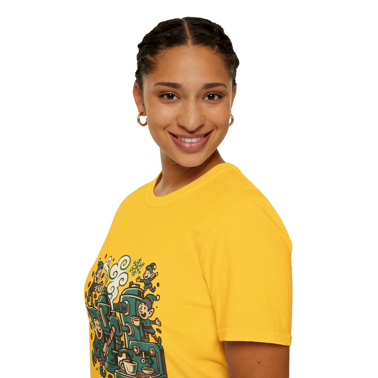 Brewstorm – Unisex Holiday Coffee Chaos T-Shirt