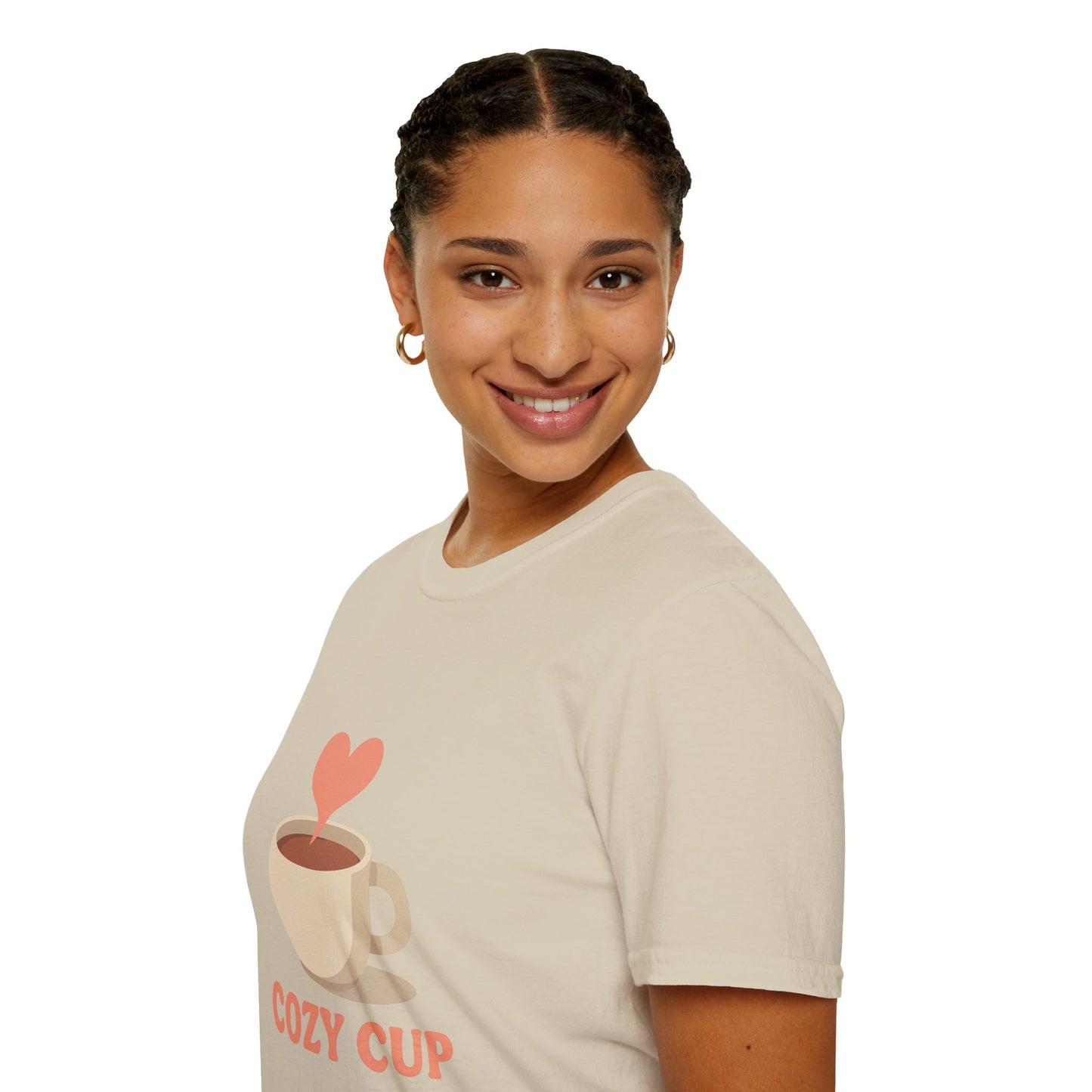 Cozy Cup – Minimalist Coffee Mood Unisex T-Shirt