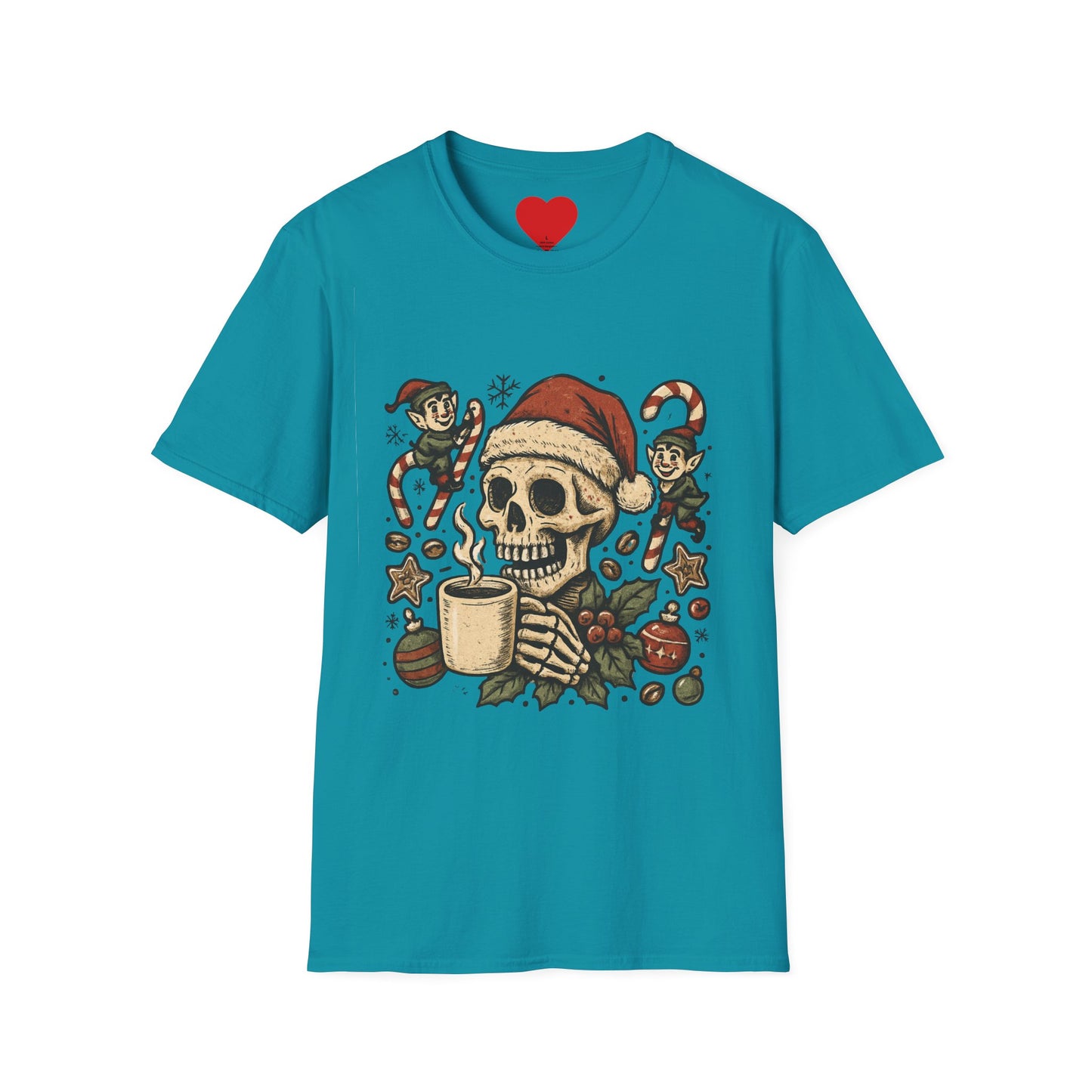 Santa Fuel – Dark Roast Christmas Unisex T-Shirt