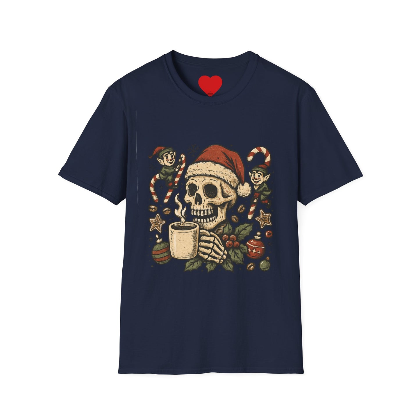 Santa Fuel – Dark Roast Christmas Unisex T-Shirt