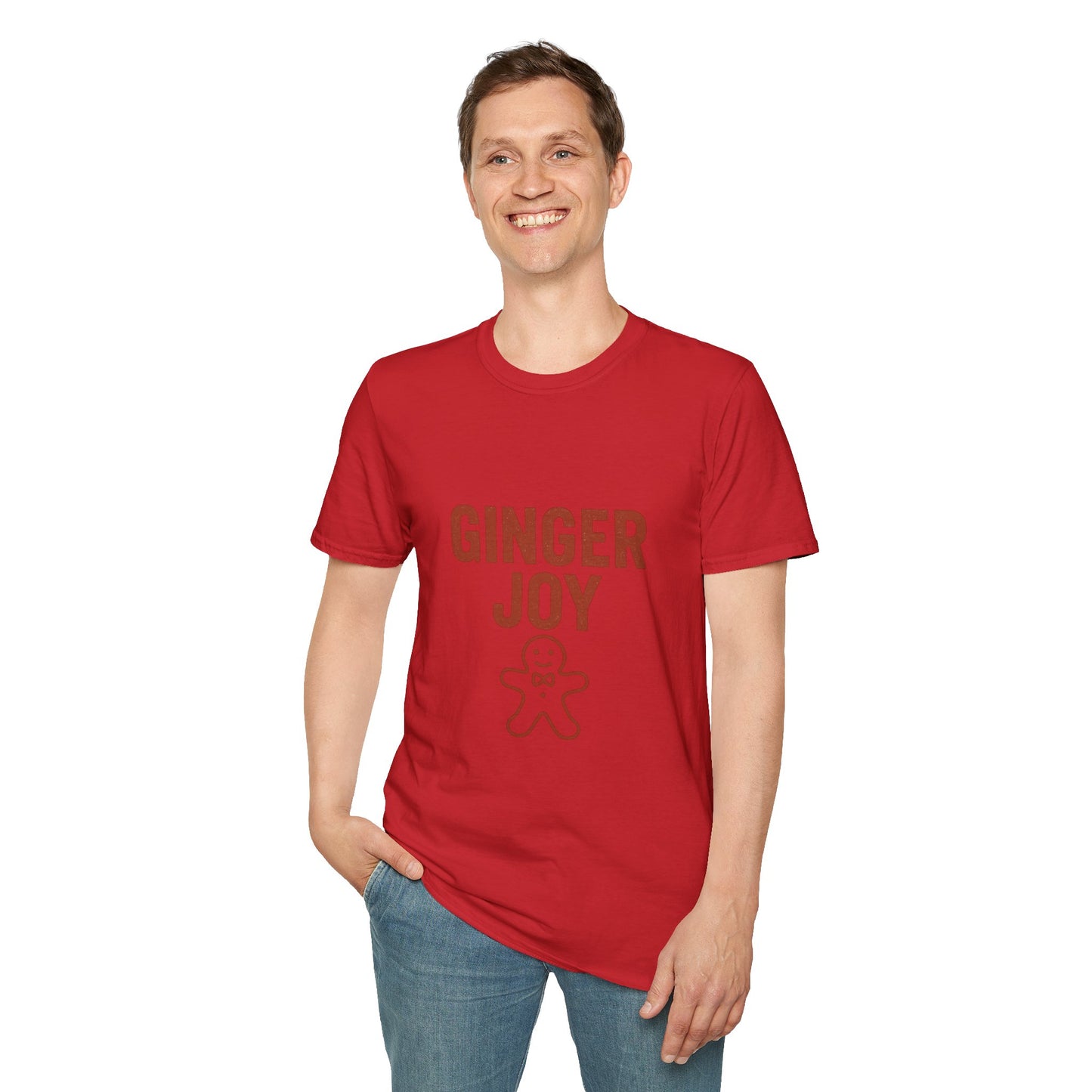 Ginger Joy | Minimal Christmas Cookie Coffee Unisex T-Shirt