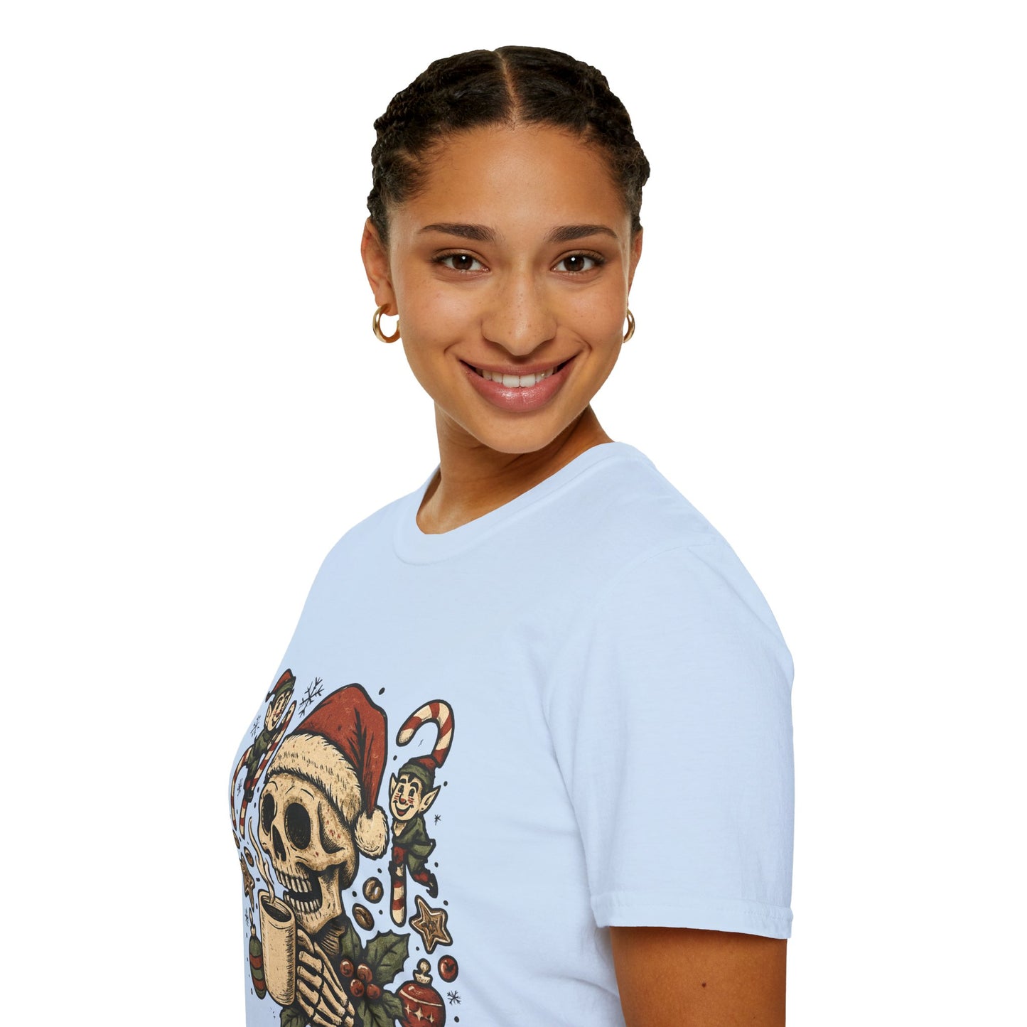 Santa Fuel – Dark Roast Christmas Unisex T-Shirt