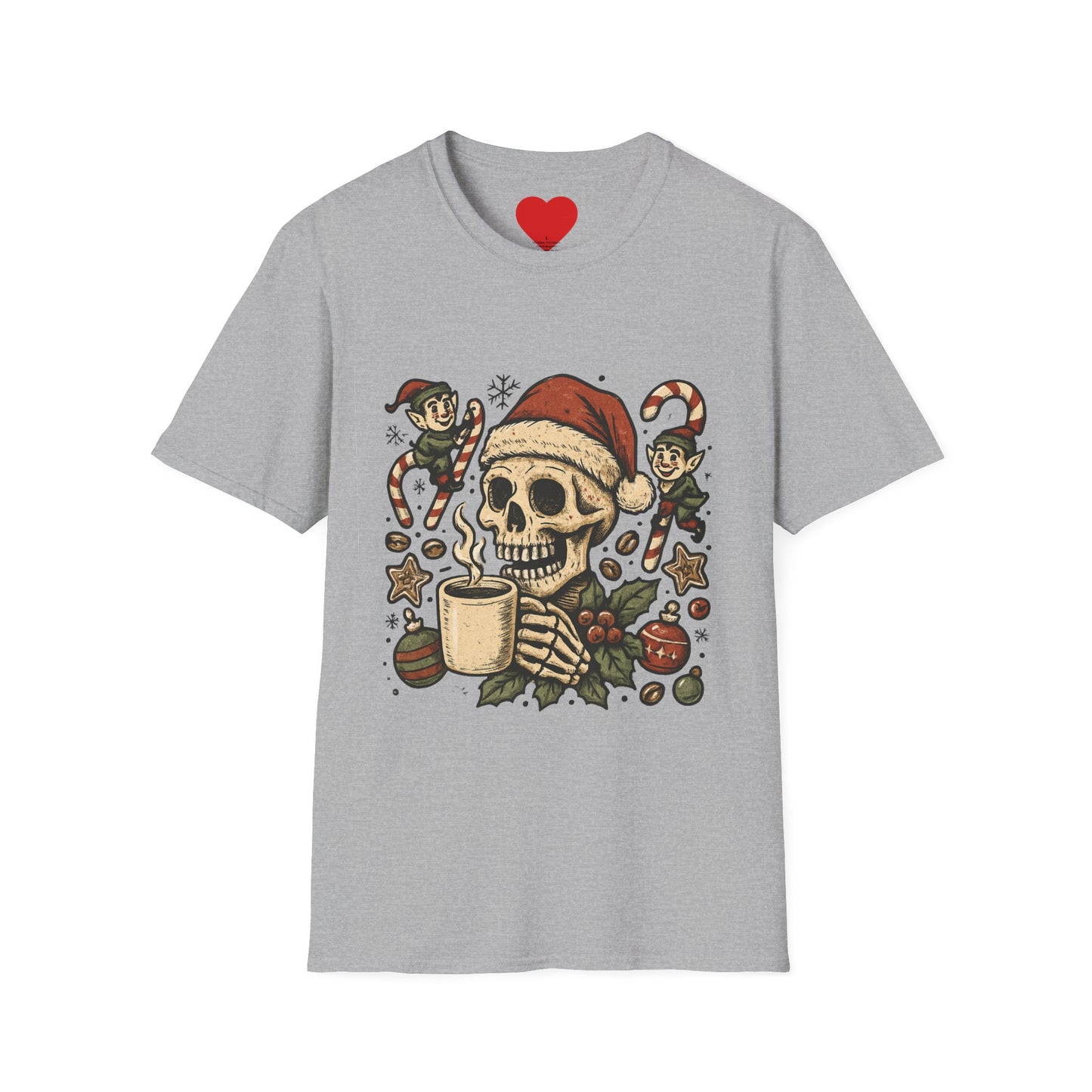 Santa Fuel – Dark Roast Christmas Unisex T-Shirt