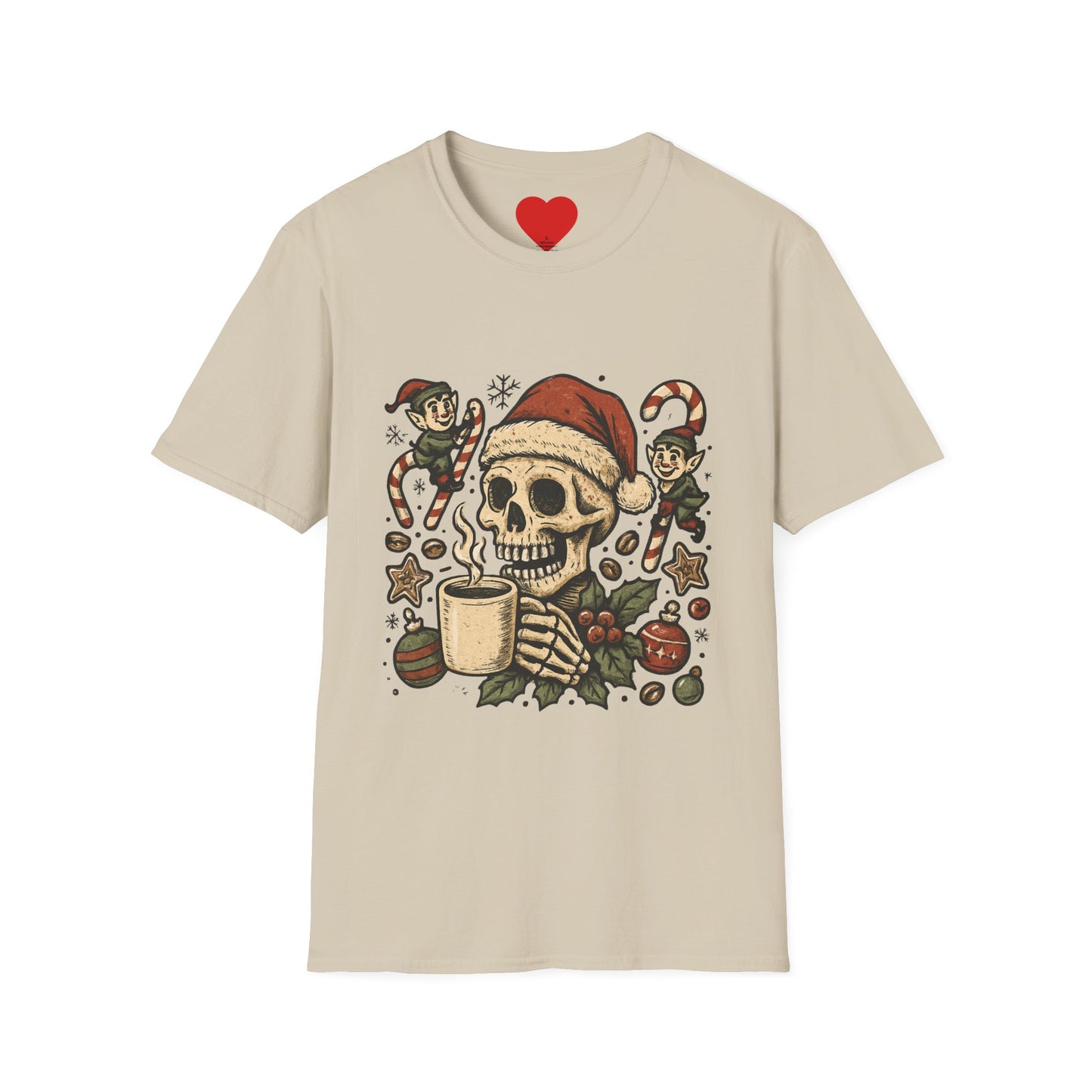 Santa Fuel – Dark Roast Christmas Unisex T-Shirt