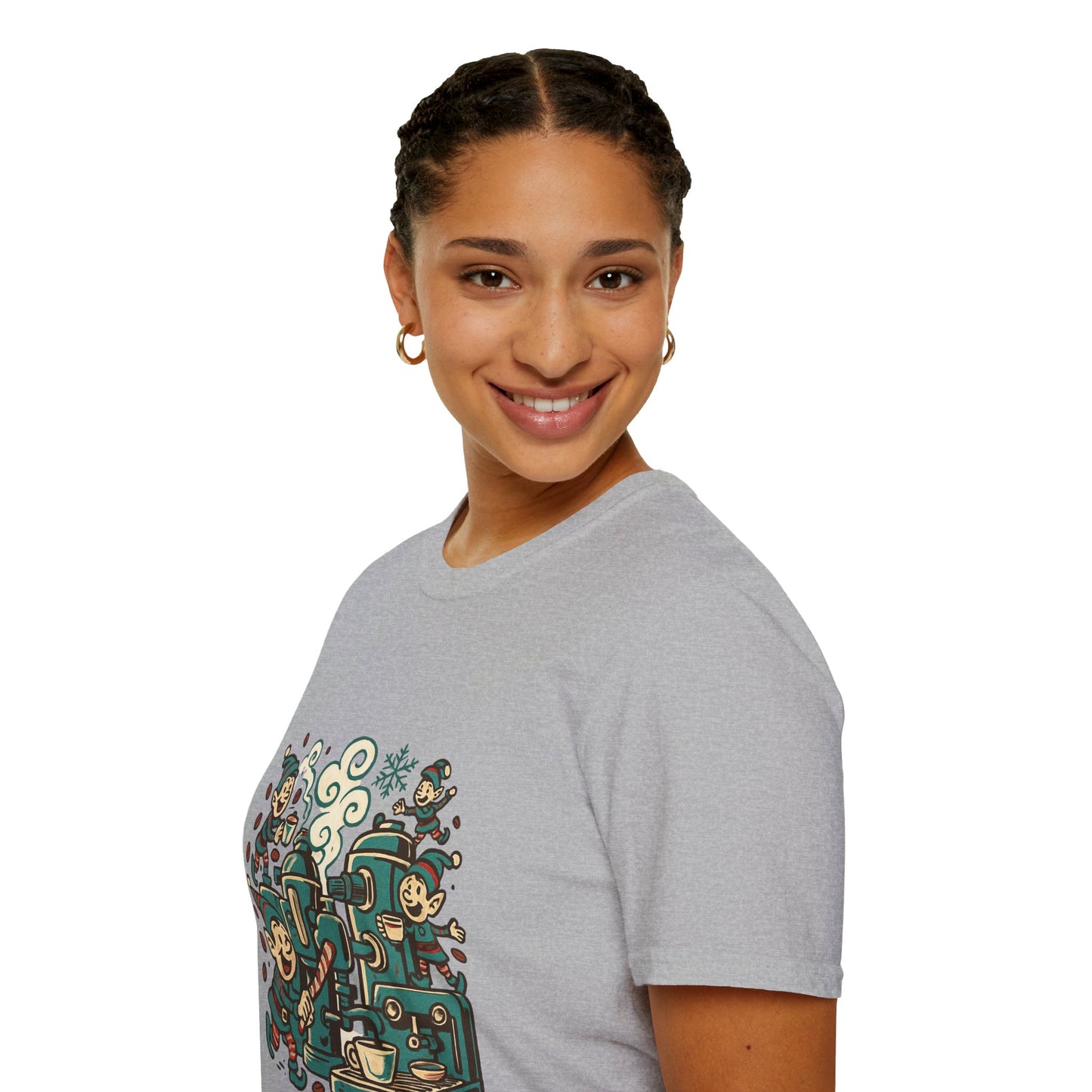 Brewstorm – Unisex Holiday Coffee Chaos T-Shirt