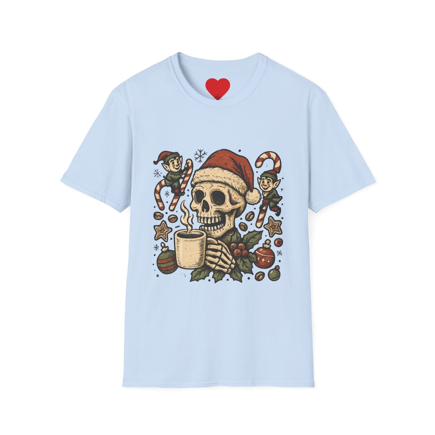 Santa Fuel – Dark Roast Christmas Unisex T-Shirt