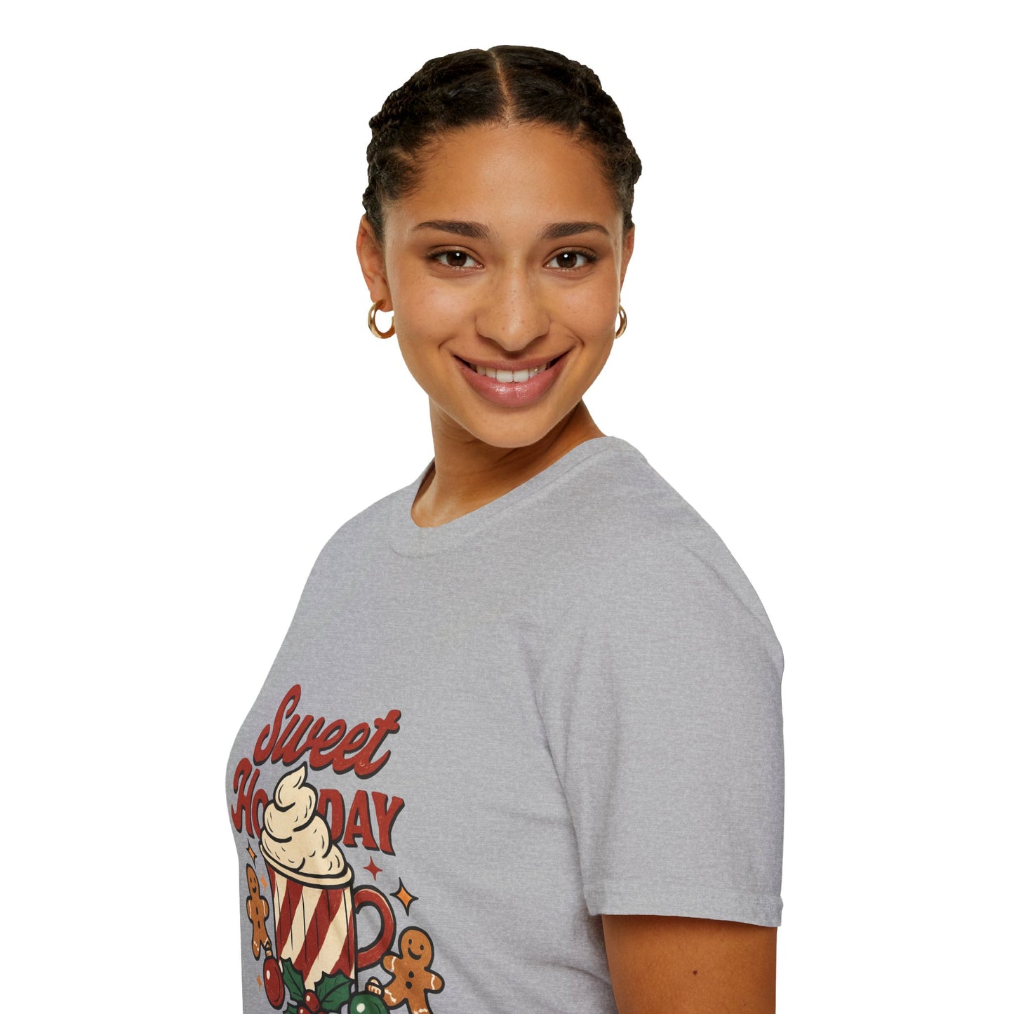Sweet Holiday – Festive Coffee Vibes Unisex T-Shirt