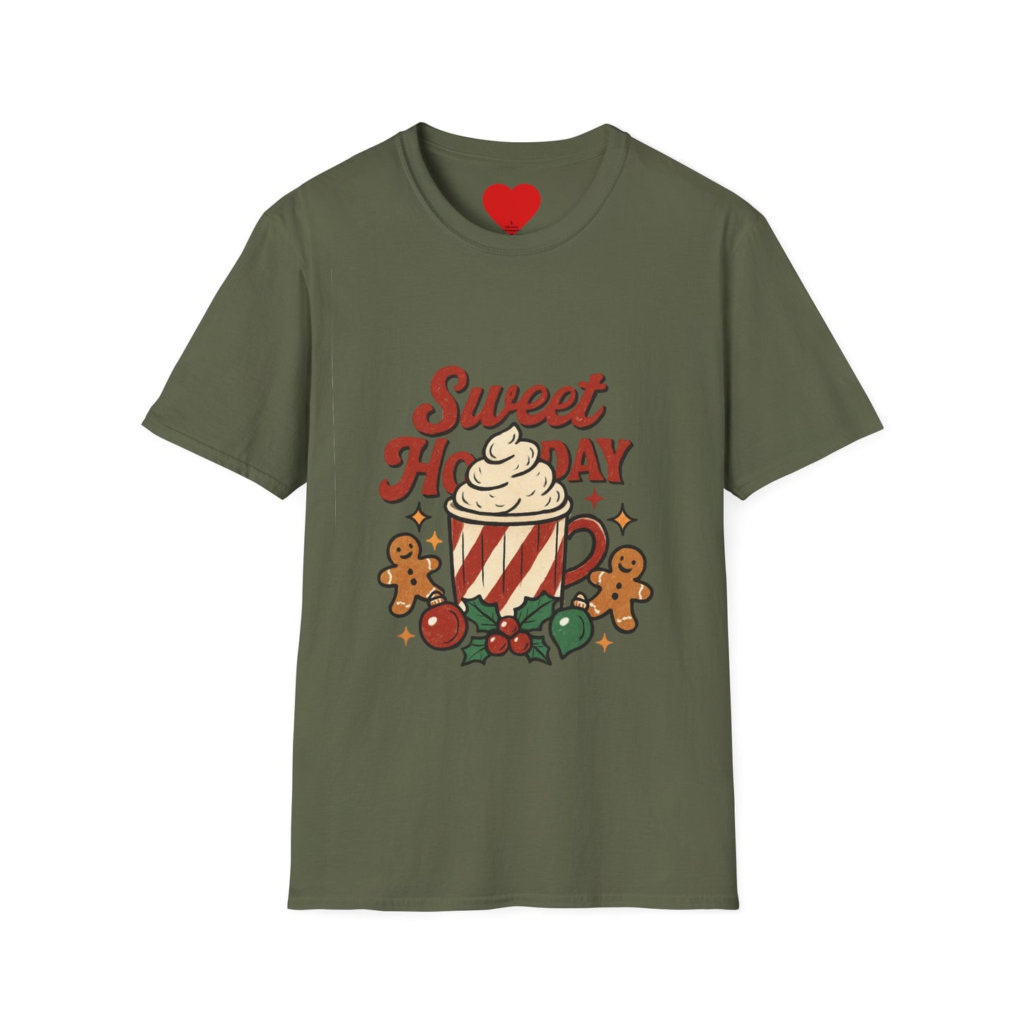 Sweet Holiday – Festive Coffee Vibes Unisex T-Shirt