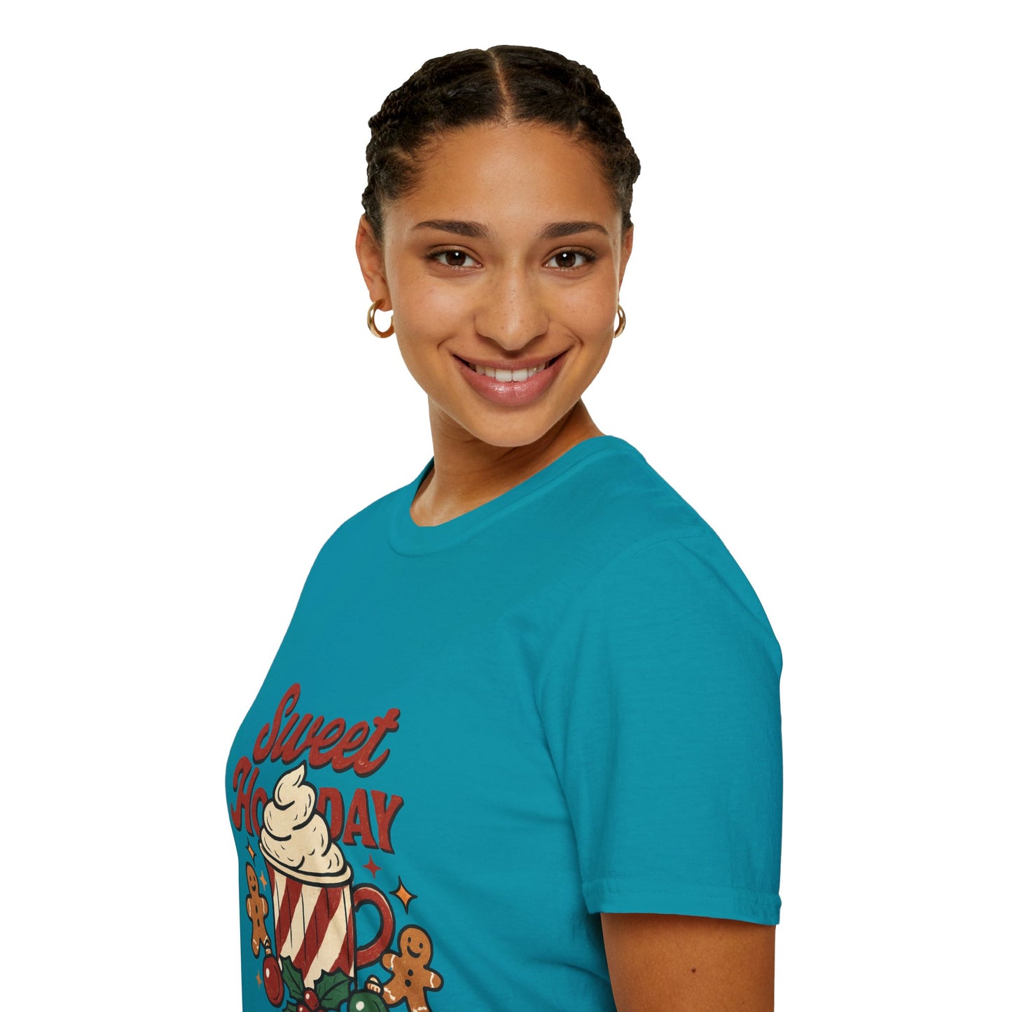 Sweet Holiday – Festive Coffee Vibes Unisex T-Shirt