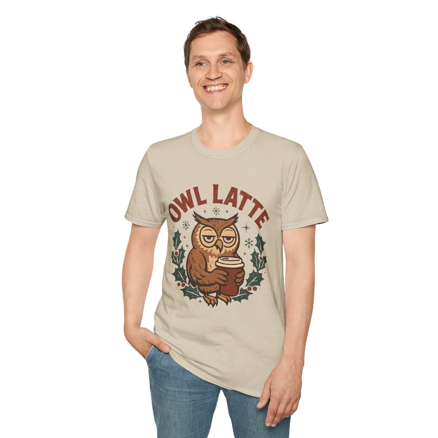 Owl Latte – Night Shift Fuel Unisex T-Shirt