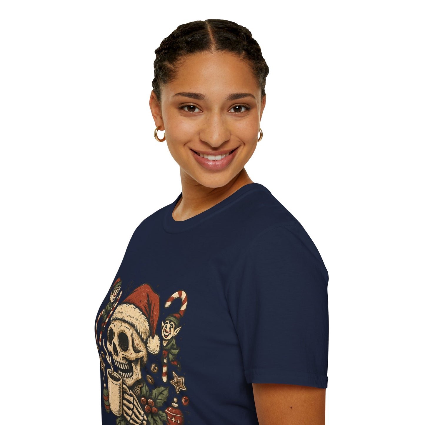 Santa Fuel – Dark Roast Christmas Unisex T-Shirt