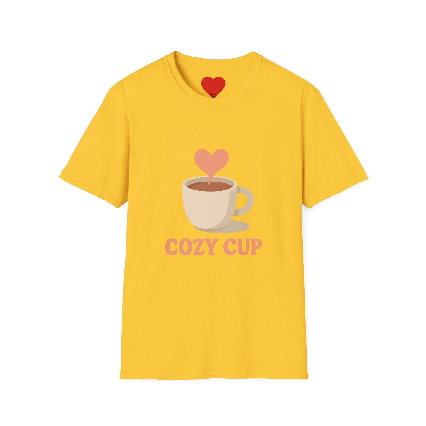 Cozy Cup – Minimalist Coffee Mood Unisex T-Shirt