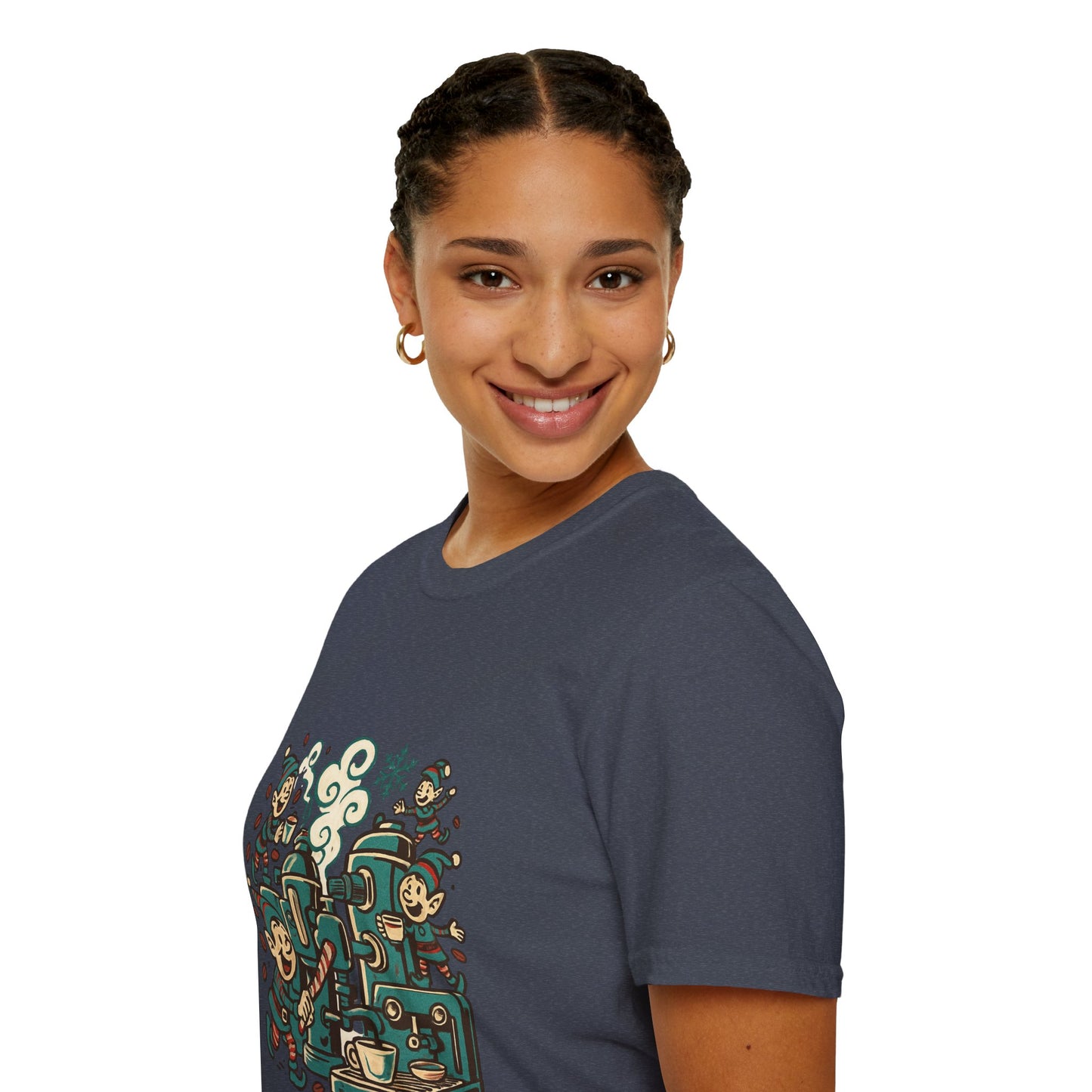 Brewstorm – Unisex Holiday Coffee Chaos T-Shirt