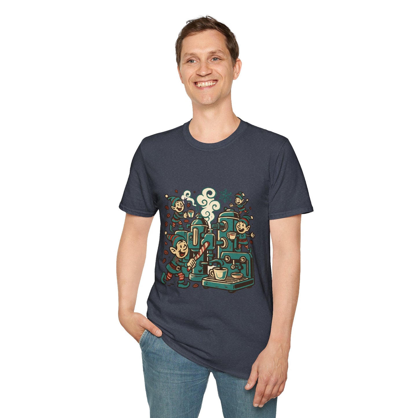 Brewstorm – Unisex Holiday Coffee Chaos T-Shirt