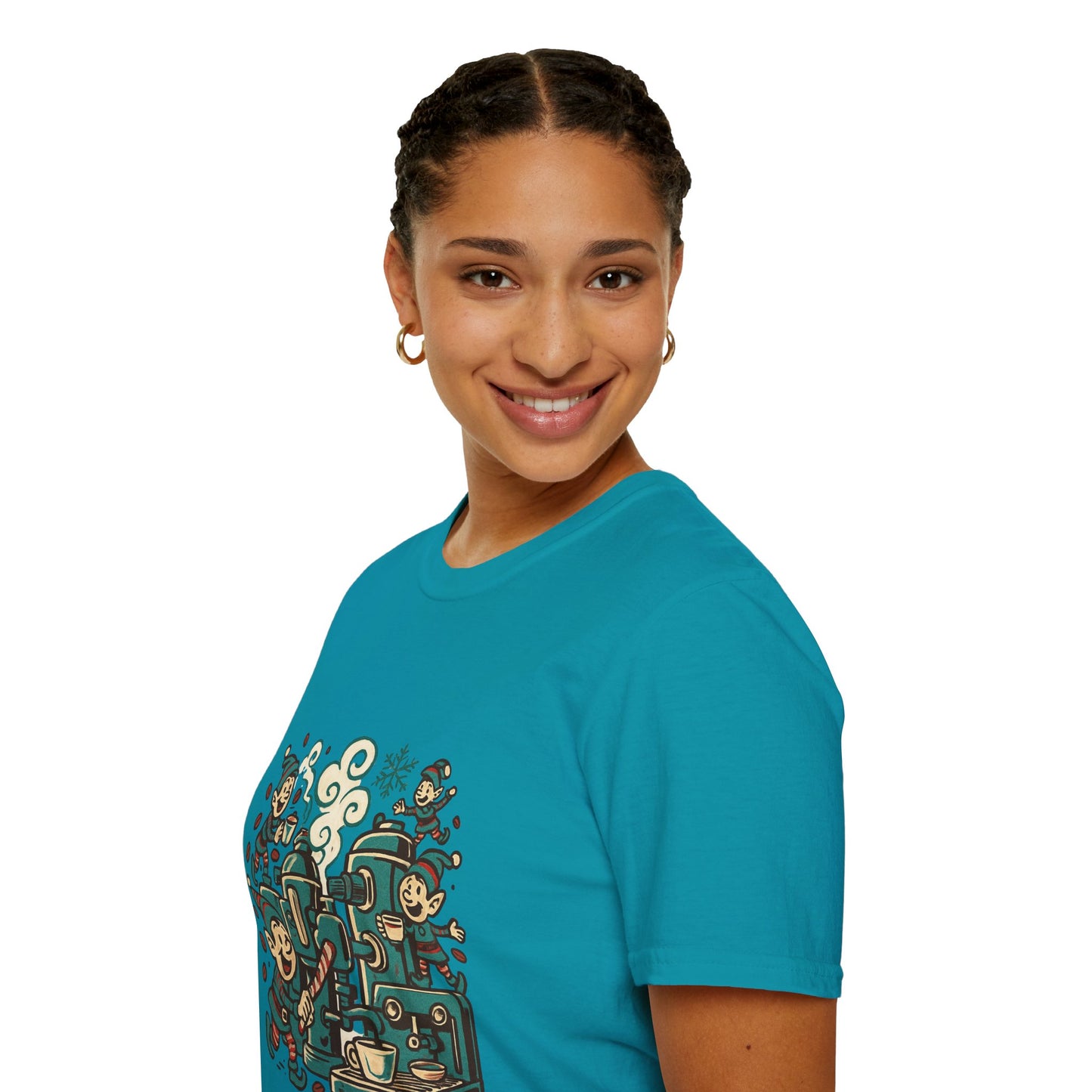 Brewstorm – Unisex Holiday Coffee Chaos T-Shirt
