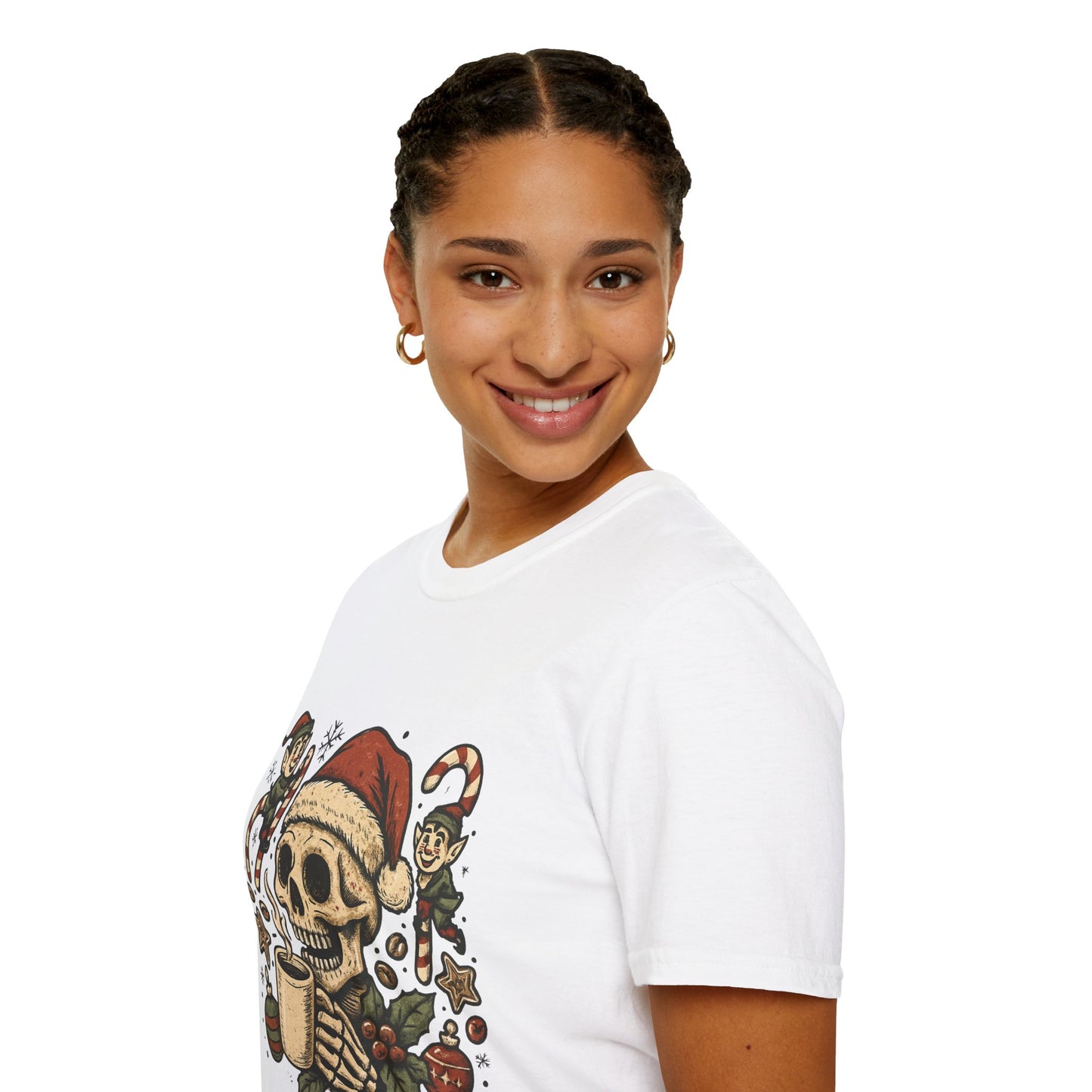 Santa Fuel – Dark Roast Christmas Unisex T-Shirt