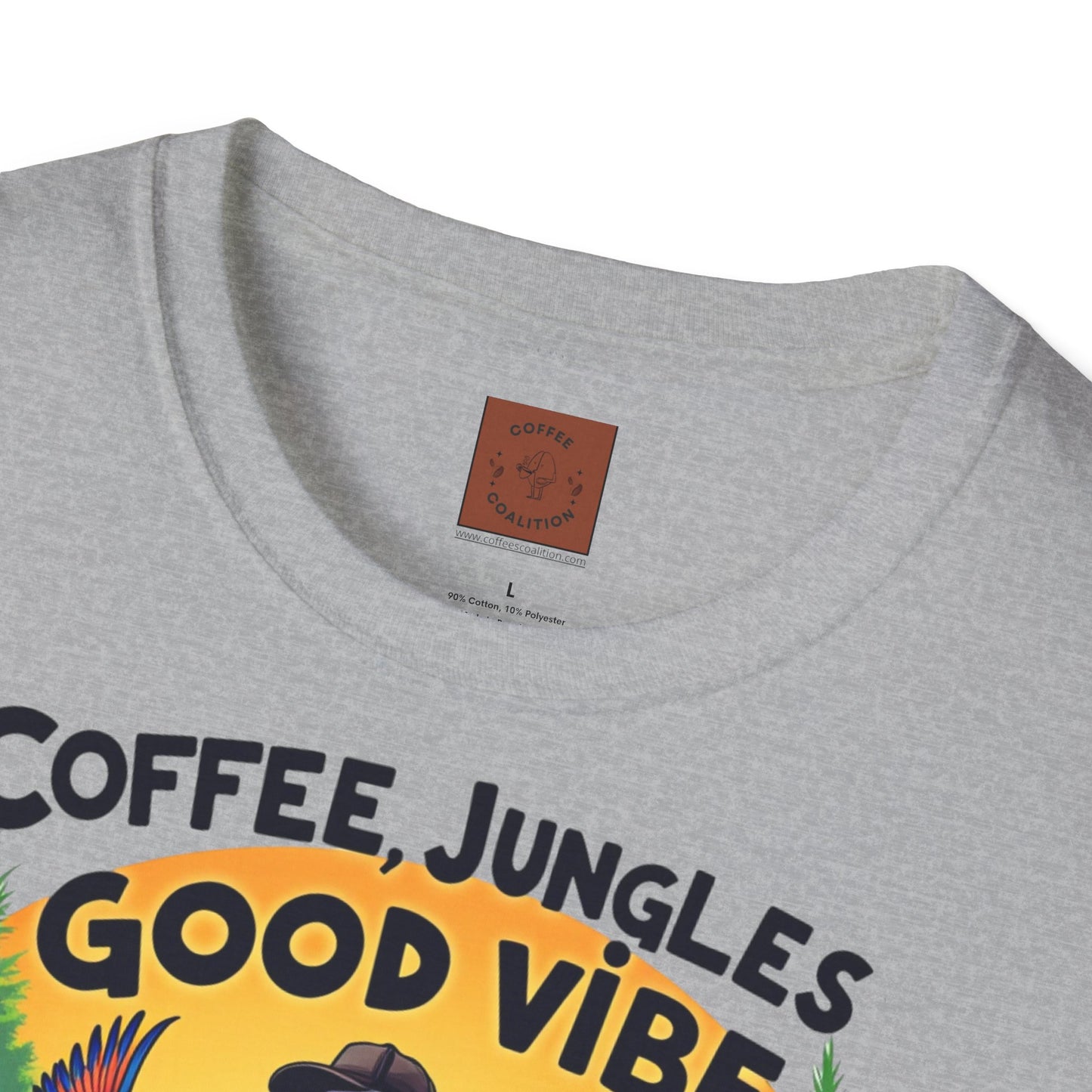 Coffee Jungles & Good Vibes | Funny Skeleton Coffee T-Shirt
