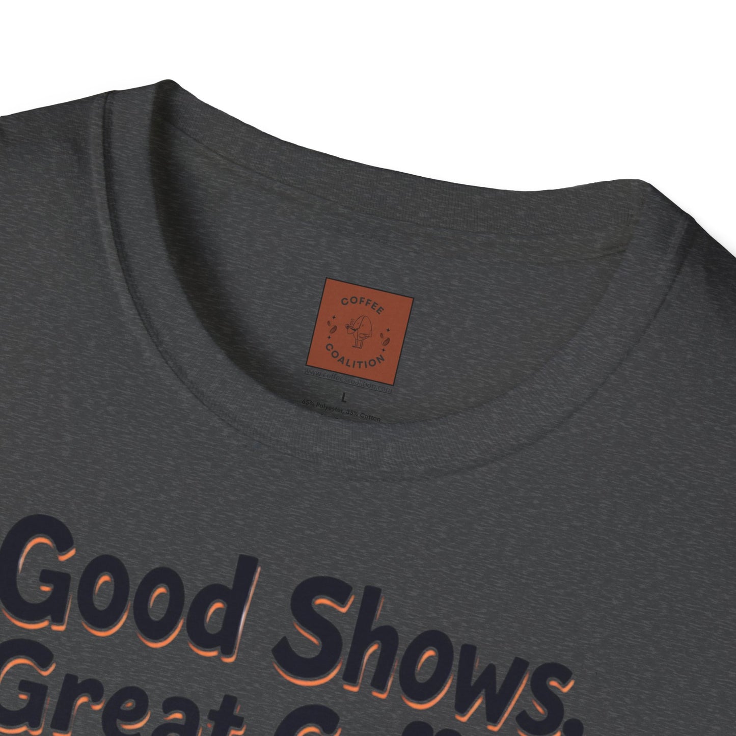 Good Shows, Great Coffee, Best Vibes | Skeleton Chill Crew Tee