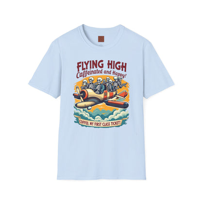 Caffeinated Flight Crew | First-Class Coffee Ride Tee