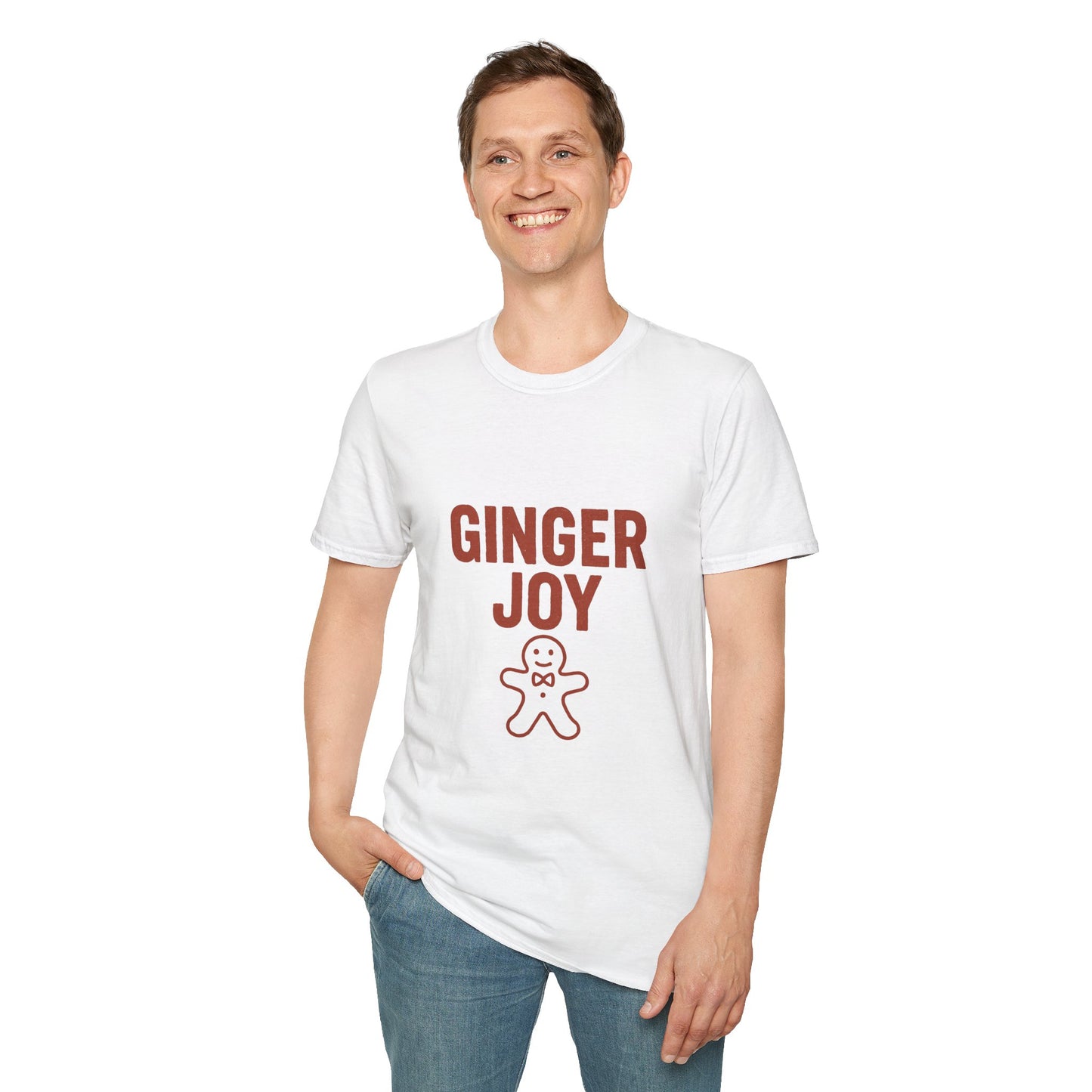 Ginger Joy | Minimal Christmas Cookie Coffee Unisex T-Shirt
