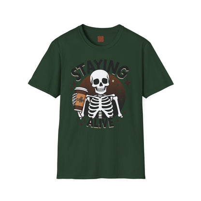 Staying Alive | Coffee Survival Tee