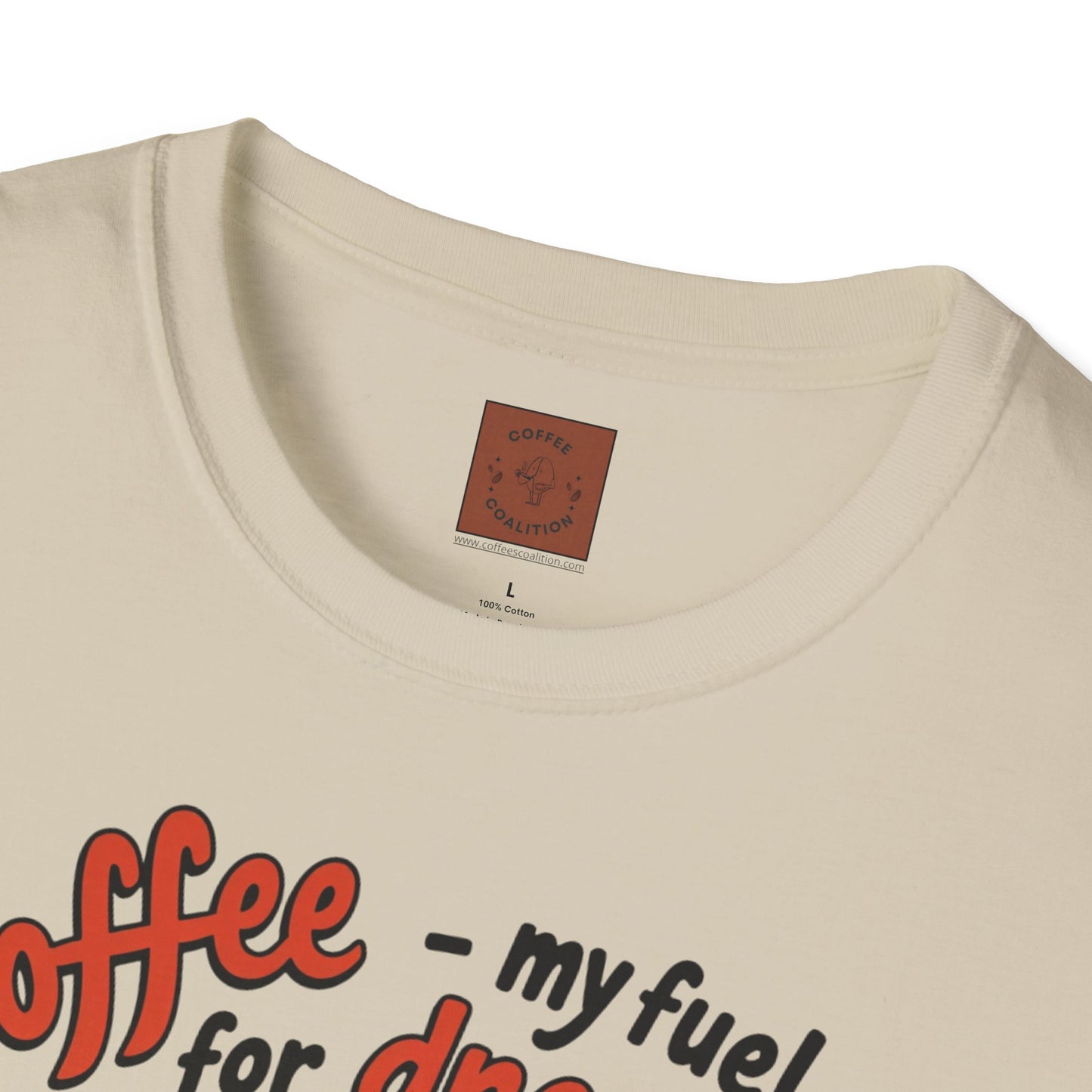 Coffee — My Fuel for Dreams | Caffeinated Ambition Skeleton Tee