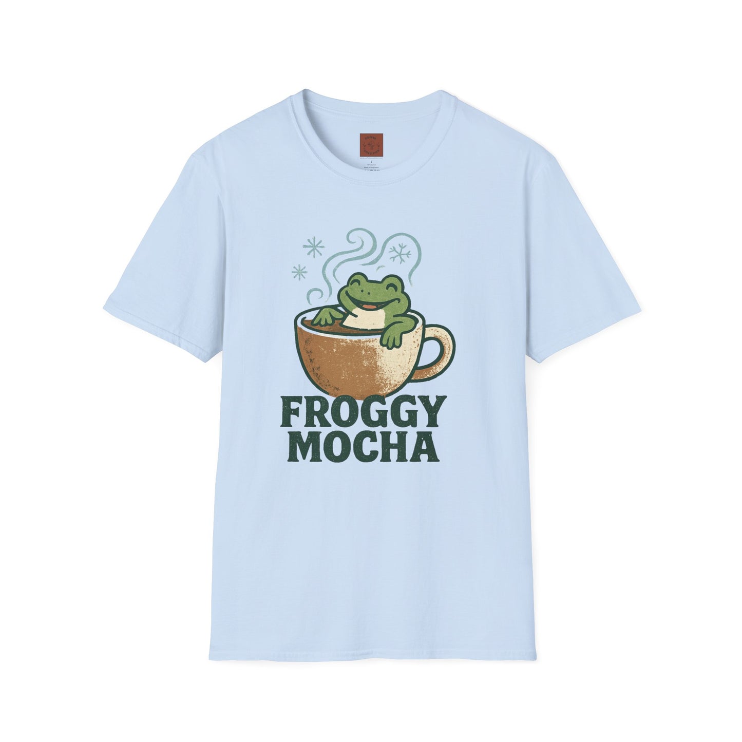 Froggy Mocha | Cute Christmas Coffee Lover Unisex T-Shirt