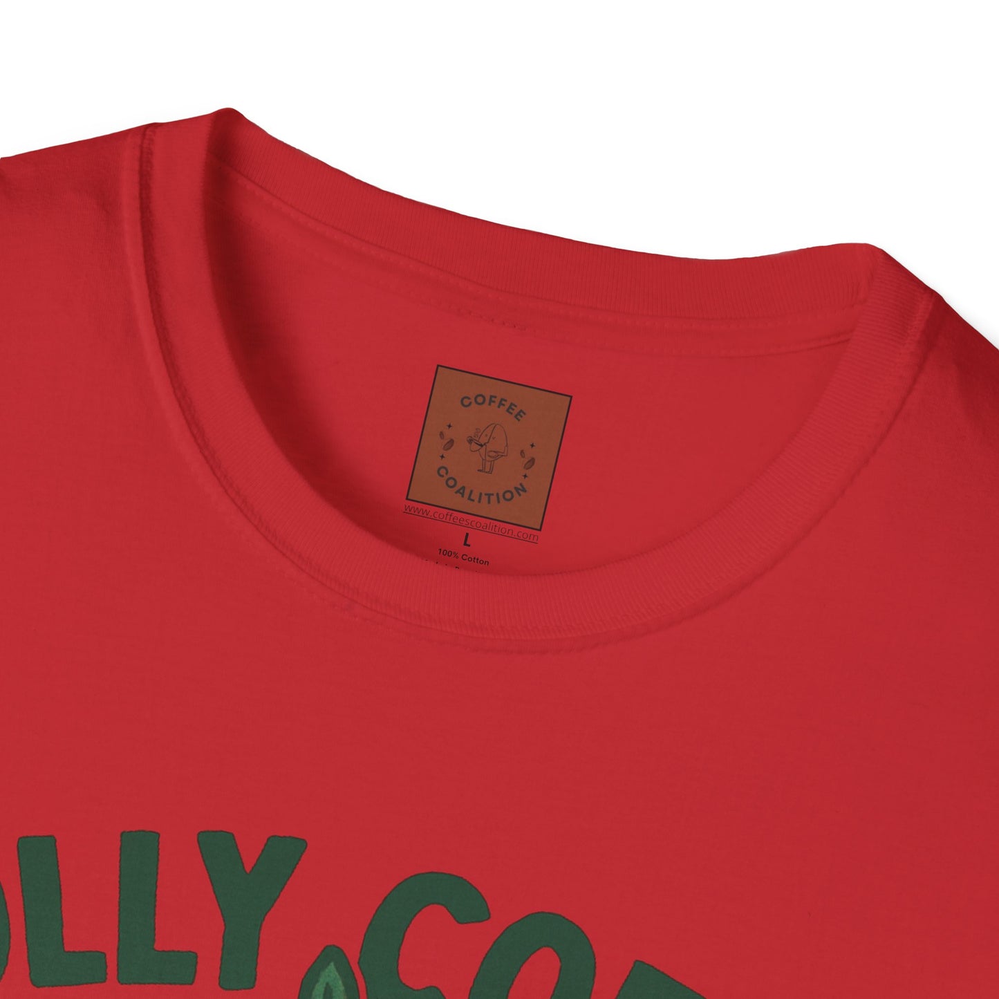 Jolly Brew | Funny Gingerbread Coffee Christmas Unisex T-Shirt