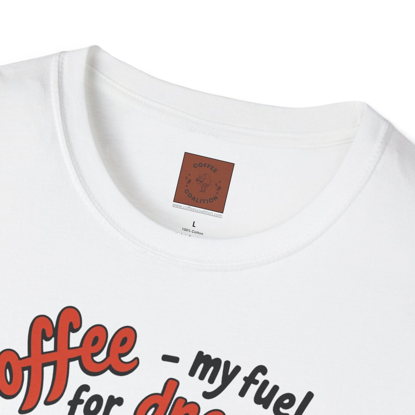 Coffee — My Fuel for Dreams | Caffeinated Ambition Skeleton Tee