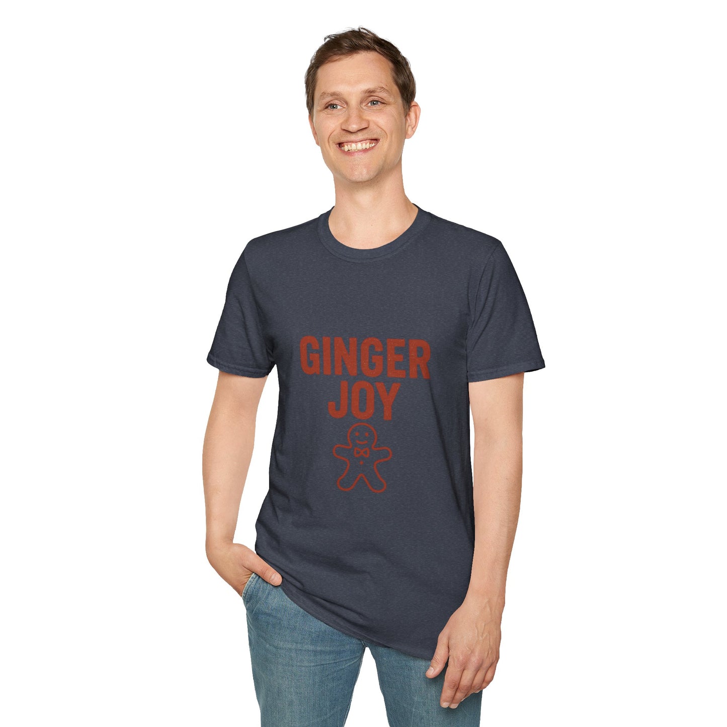 Ginger Joy | Minimal Christmas Cookie Coffee Unisex T-Shirt
