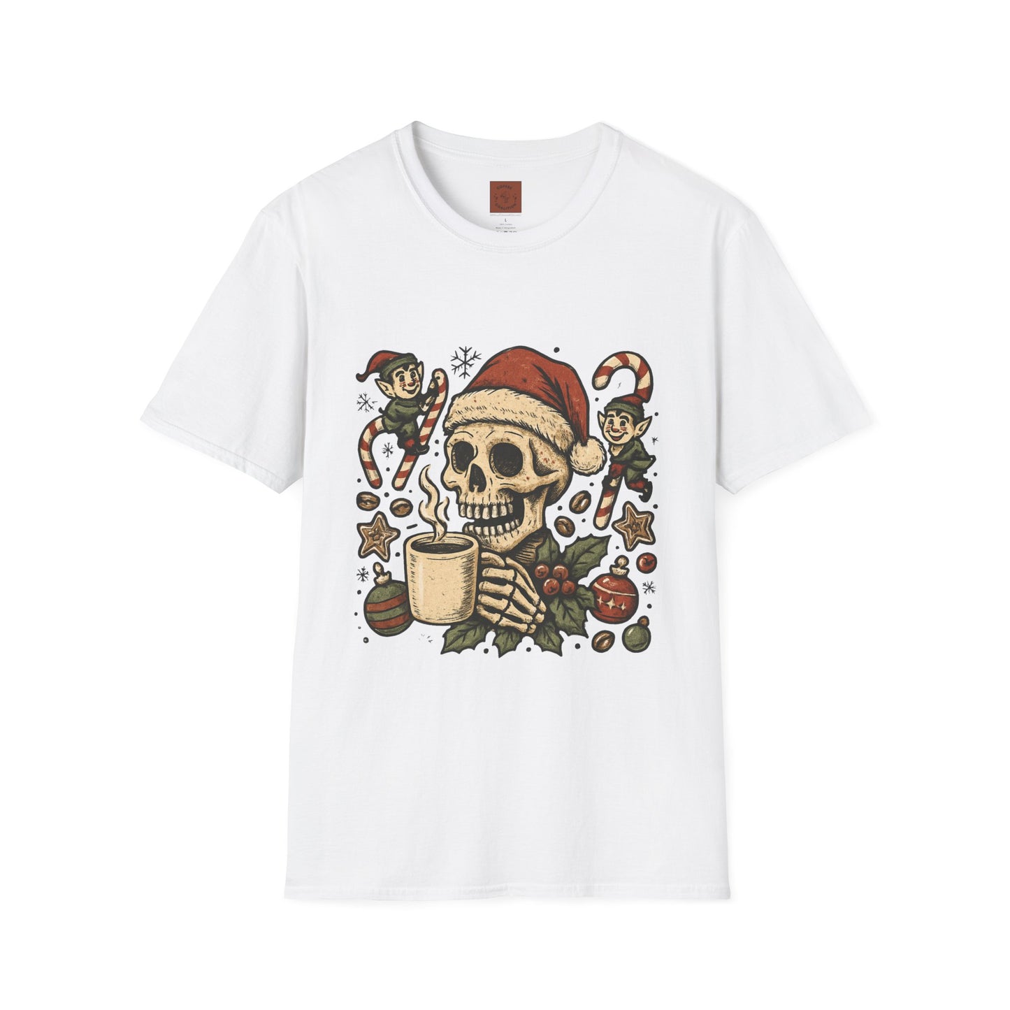 Deadly Good Brew | Funny Gothic Christmas Coffee Unisex T-Shirt
