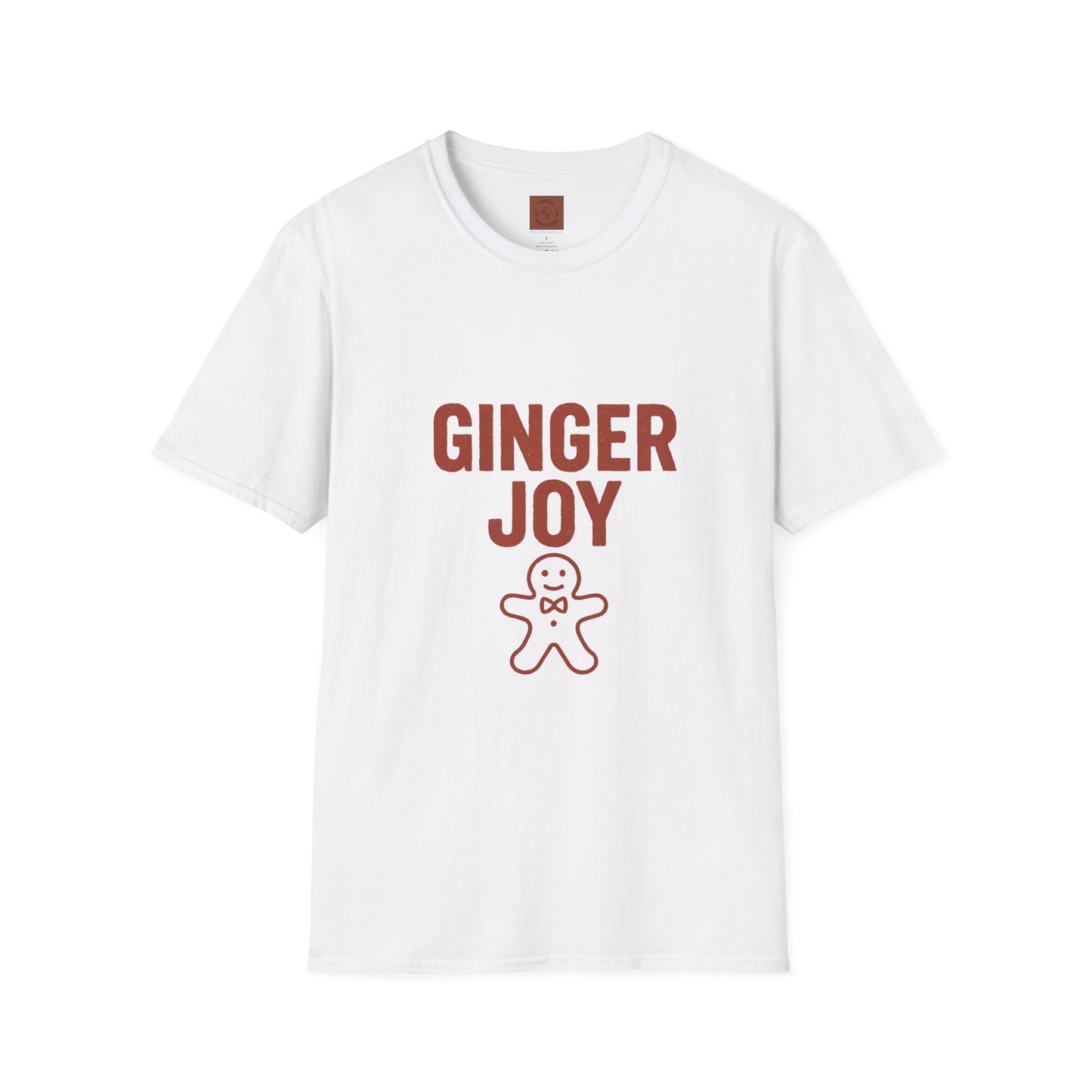 Ginger Joy | Minimal Christmas Cookie Coffee Unisex T-Shirt