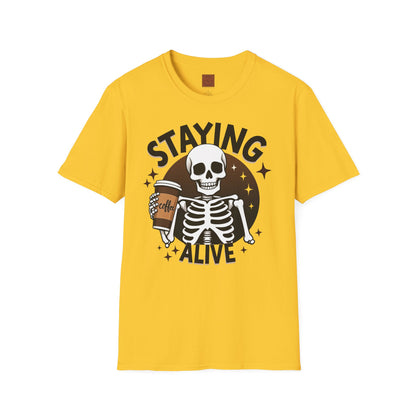 Staying Alive | Coffee Survival Tee