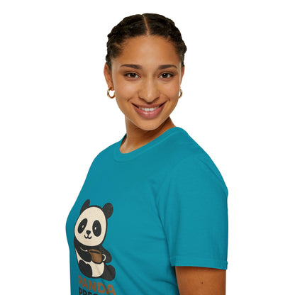 Panda Presso | Cute Coffee Lover Unisex T-Shirt