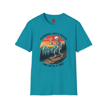 Climbing Life’s Peaks One Sip at a Time | Mountain Brew Skeleton Tee