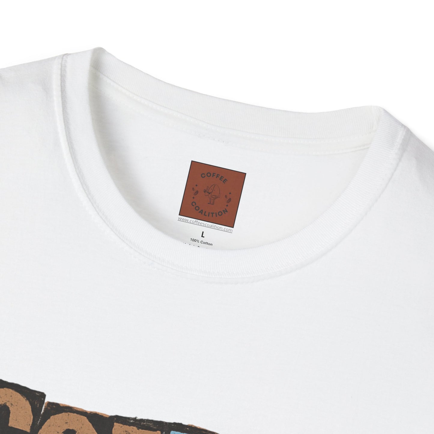 Coffee Over Snow | Cozy Winter Coffee Lover Unisex T-Shirt