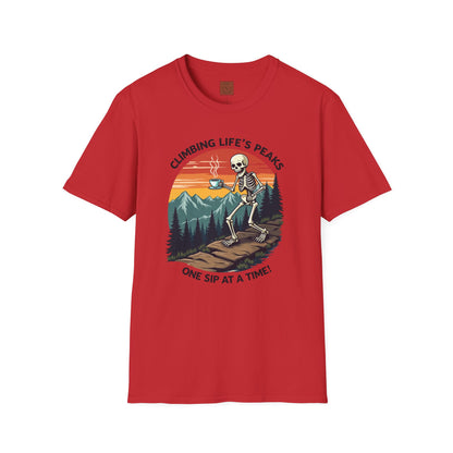 Climbing Life’s Peaks One Sip at a Time | Mountain Brew Skeleton Tee